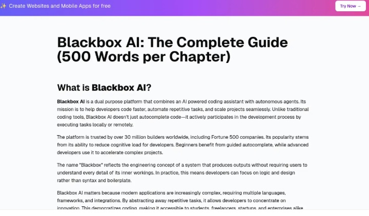 Blackbox AI Free: The Complete Guide preview