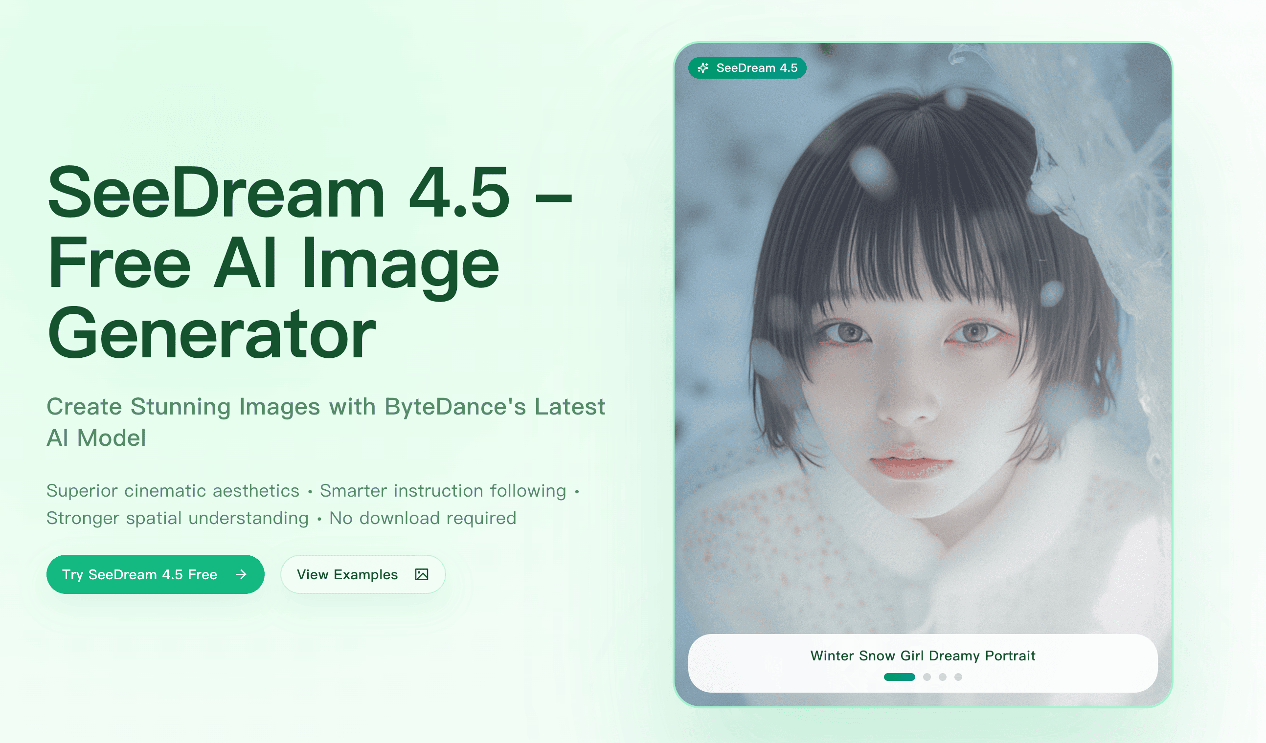 SeeDream 4.5 - Free AI Image Generator by ByteDance: SeeDream 4.5 - Free AI Image Generator by ByteDance