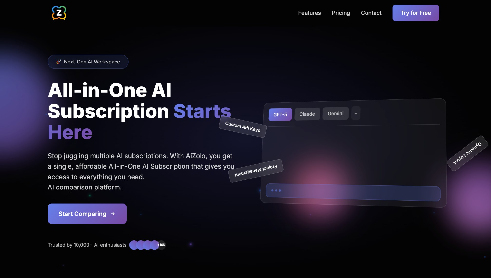 Ai Zolo - All-in-One AI Subscription: Ai Zolo - All-in-One AI Subscription