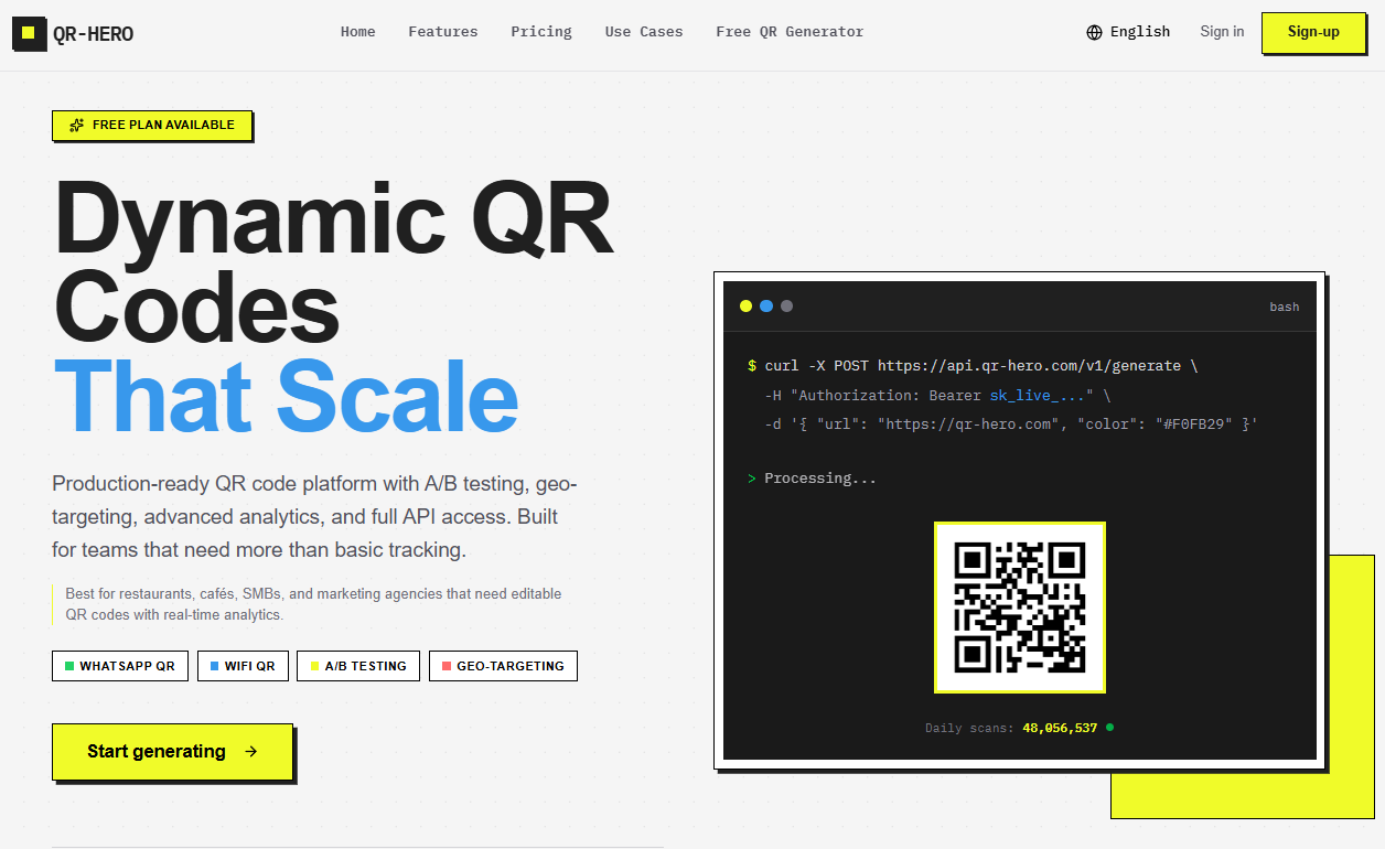 QR Hero: Unlimited Qr Codes, Unlimited Scans