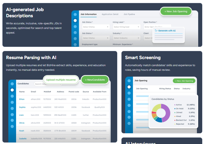 BizHire screenshot 1