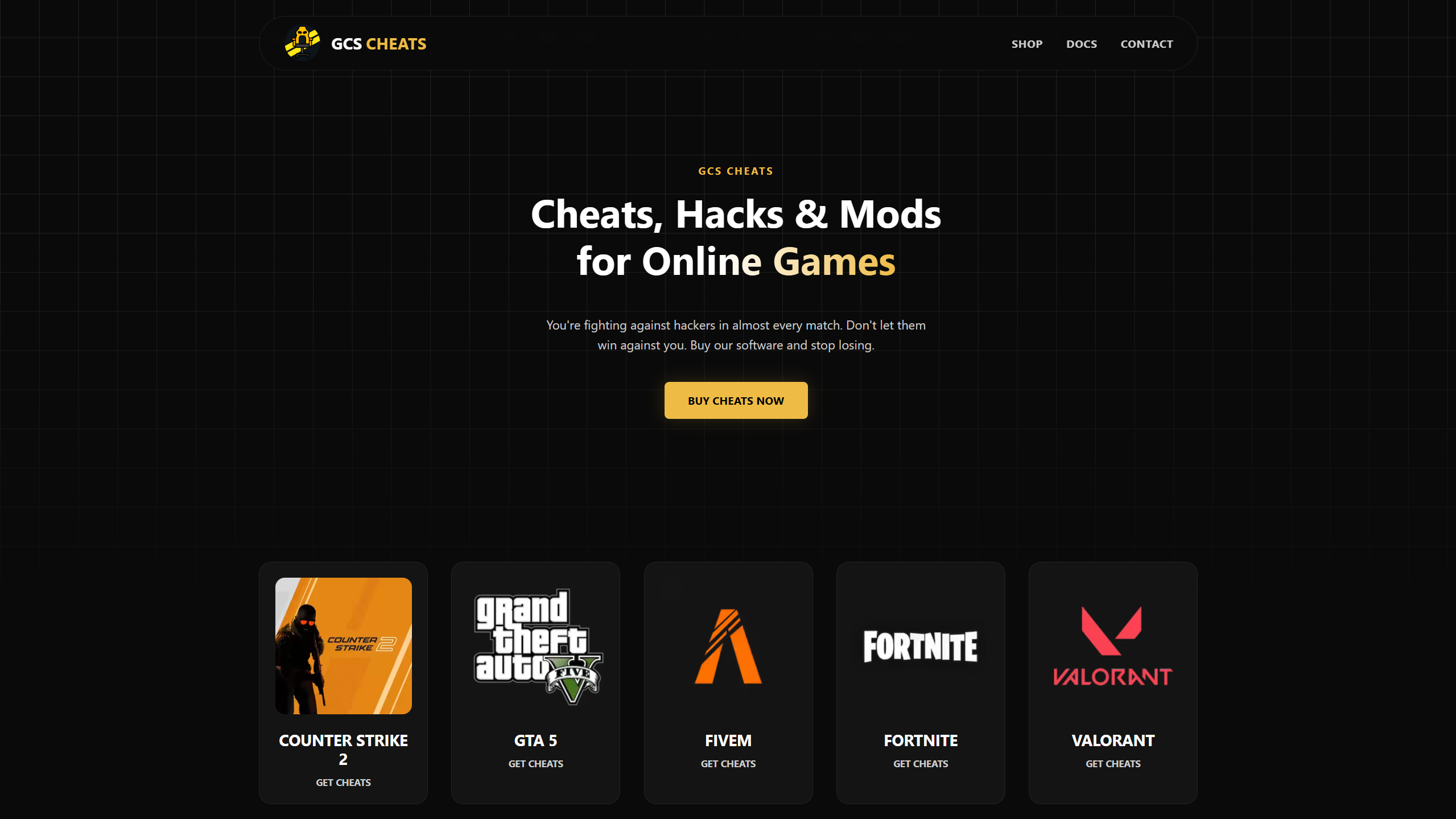 GCS Cheats screenshot 1