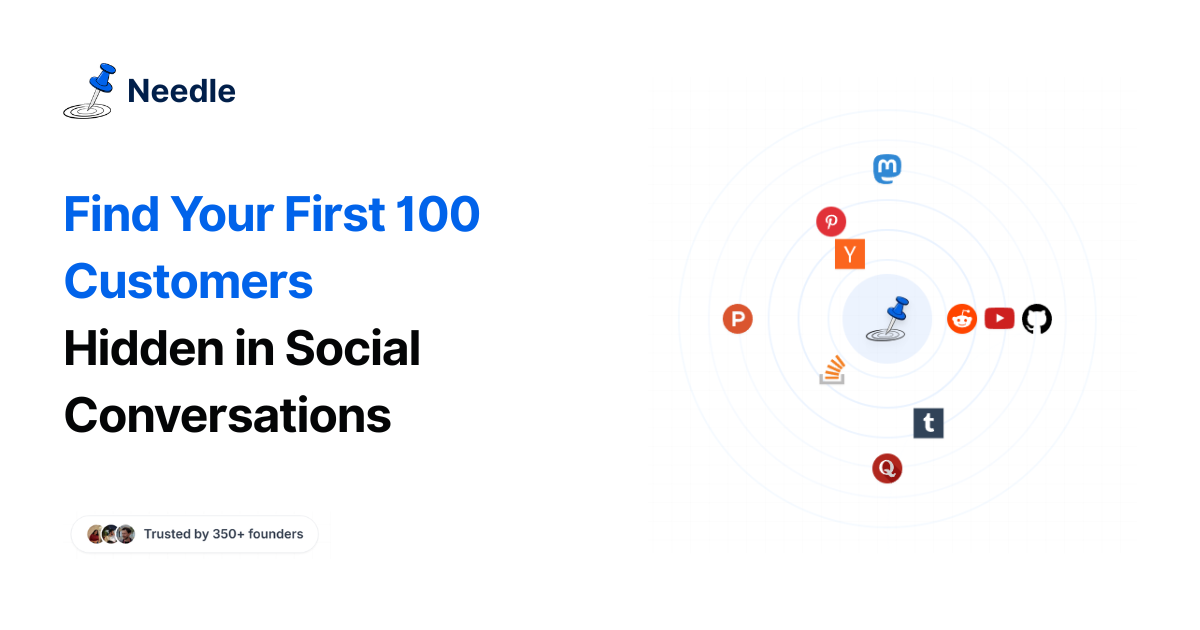 Needle - Find Your First 100 Customers Hidden in Social Conversations: Needle - Find Your First 100 Customers Hidden in Social Conversations